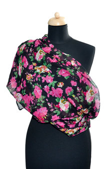 bright flower dark moon scarf