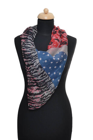 Red Velvet leopard print scarf