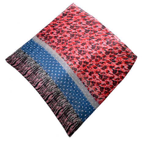 Red Velvet leopard print scarf